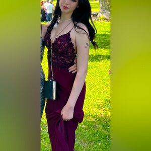 Wine/Purple evening gown/ prom dress